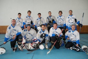 Une partie de l'équipe hockey senior