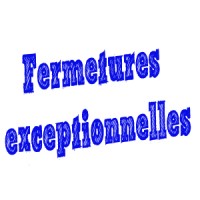 Fermetures exceptionnelles copie
